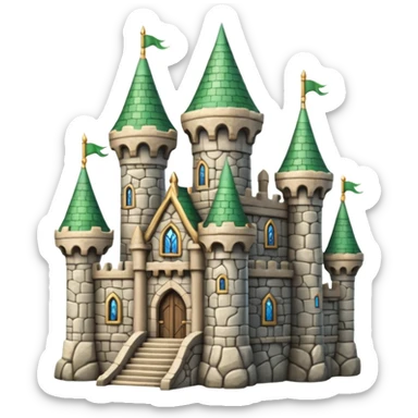 elf castle sticker
