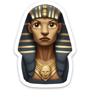 The Disgruntled Sphinx sticker