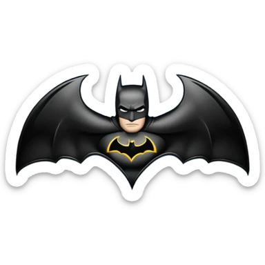 batman symbol sticker