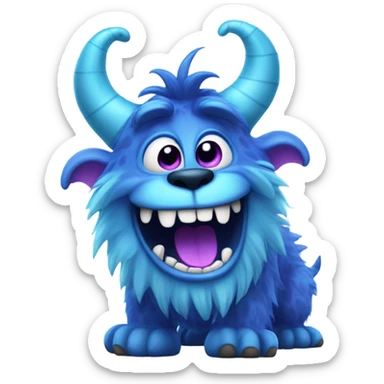 Sully from monsters inc sticker
