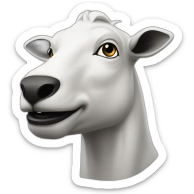 Un sigma à côté d'un G.O.A.T sticker