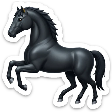 I need this in black horse sticker