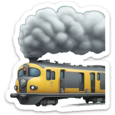 Hype train mit dampf sticker