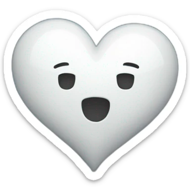 A happy heart overflowing or exploding sticker