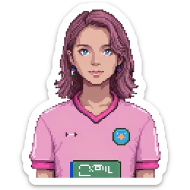 pink jersey sticker