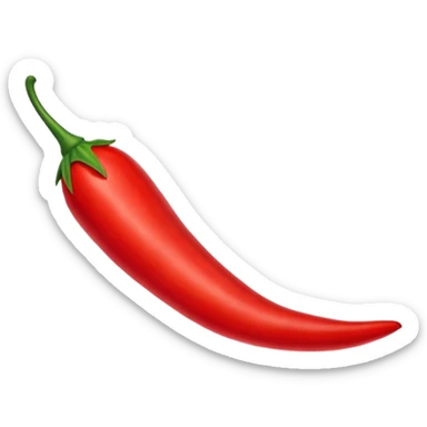 Spicy chili pepper sticker