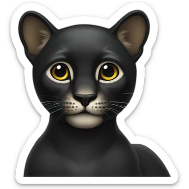 Panthère noire sticker