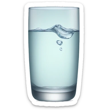 glass of ewwater sticker
