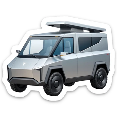 Tesla cyber trucks sticker