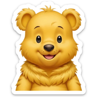 Cute Winnie the pooh sticker