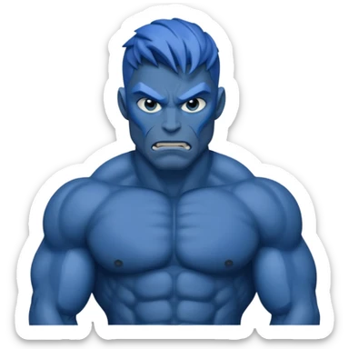 The blue speedster from the flash called Zoom  sticker