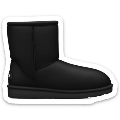 Black uggs sticker