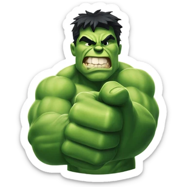 Hulk THUMB UP sticker