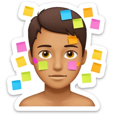 Fais-moi demain coller les unes à côté des autres. sticker