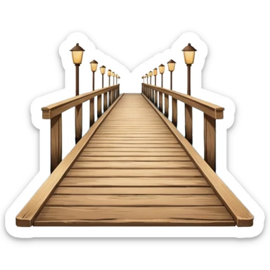 seaside pier sticker