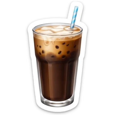 Cold coffee emoji sticker