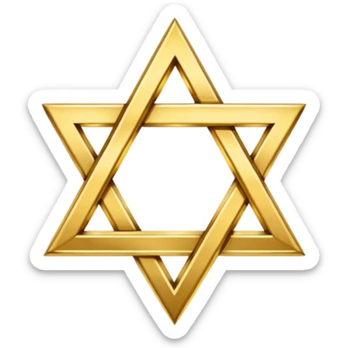 jew symbol with NO! writing  sticker