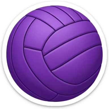 Purple Volleyball sticker