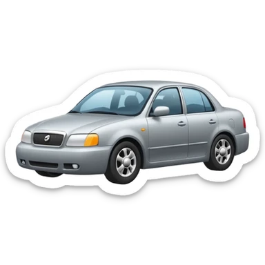 smoke coming out of a car exhausts  sticker