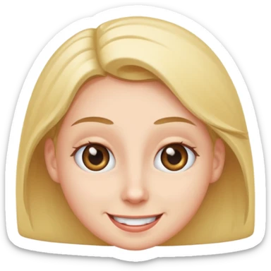 Rolling eyes smile  sticker