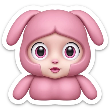 Labubu doll sticker