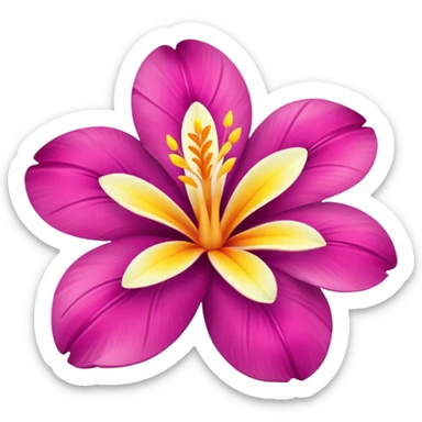 Flor hawaiana sticker