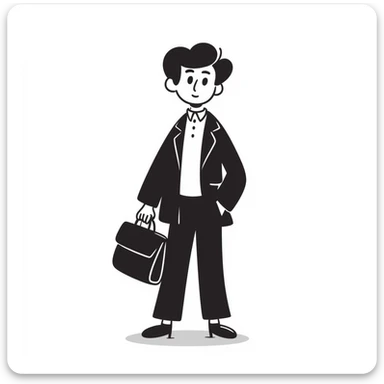 business man sticker