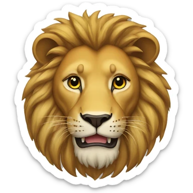 Lion of August  sticker