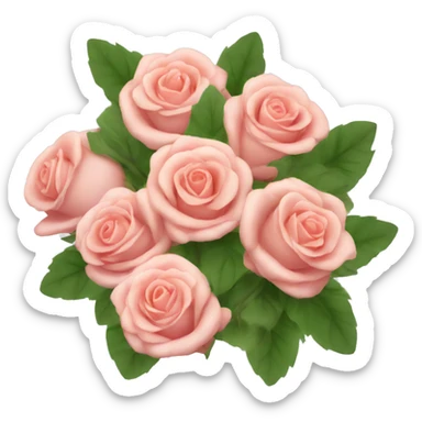a bouquet of roses sticker