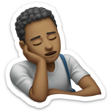 Fatigue because of study  sticker