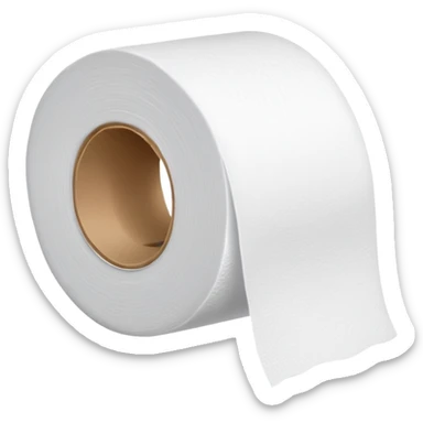 Q se bea q es de papel higiénico  sticker