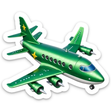 cocodrilo plane sticker