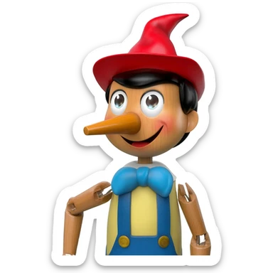Pinocchio sticker
