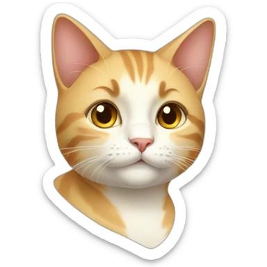 Cat Elena Makarova sticker