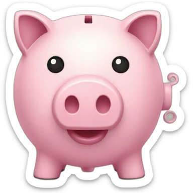 Piggybank sticker