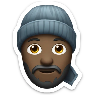 one eyed human with a winter jack sticker