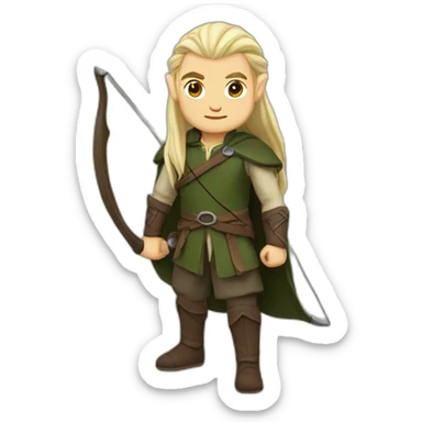 Legolas sticker
