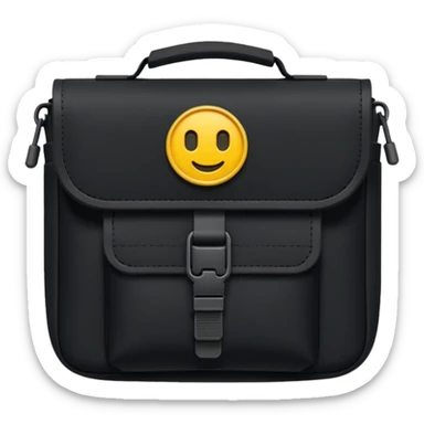 black military pouch sticker