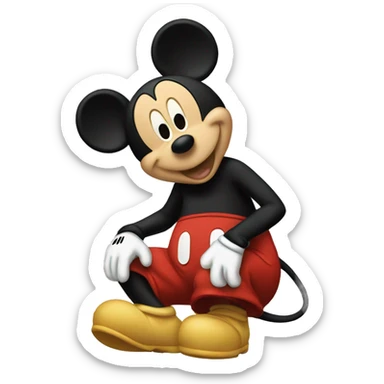 mickey sticker