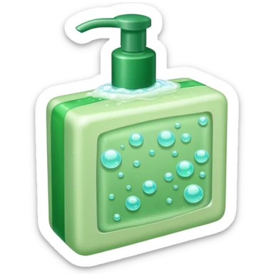 Soap and shampoo sticker