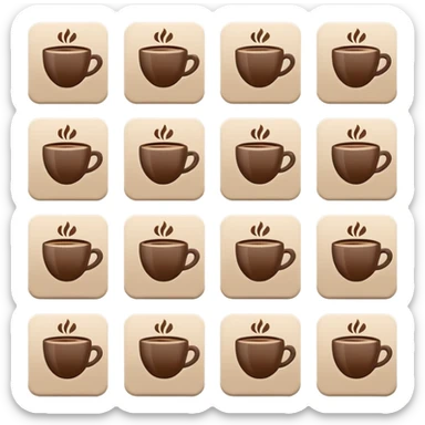 Minimalist icon set designed for social media, clean flat design, soft neutral color palette (#102b1f #ffbdc5 #4d0011 #ffffff #ffd9d9), simple coffe, smooth lines, modern and elegant style, cons grils, consistent stroke width, aesthetic and cohesive. sticker