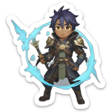 wanderer genshin impact sticker