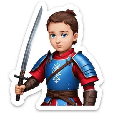 Battle-Ready Samurai sticker