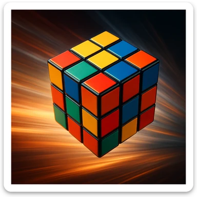 Un ruski cube qui vole  sticker