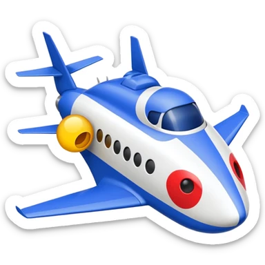 Inima mov cu trecere spre albastru si coada de drăcușor sticker