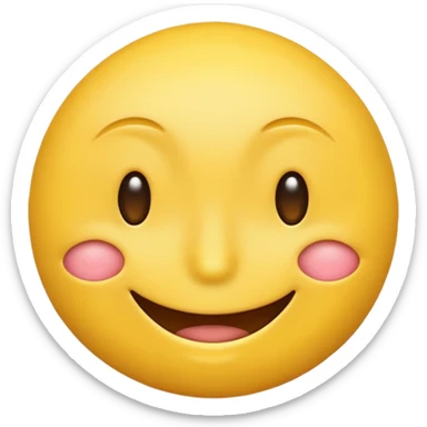 Emoji, smiley face with 1 eye closed sticker