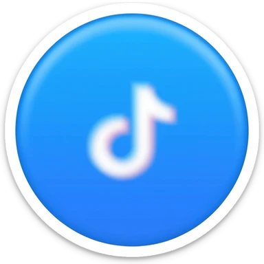 TikTok blue tick copy sticker