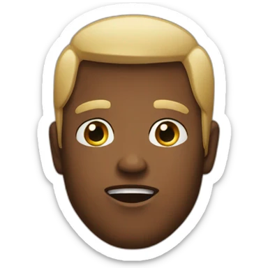 Emoji face solo said Bah tant pis sticker