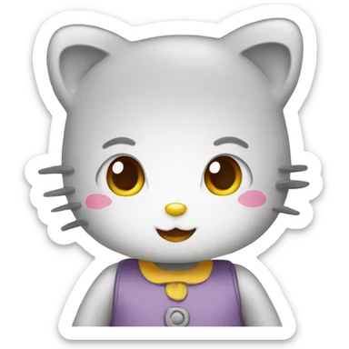 hello kitty maths sticker