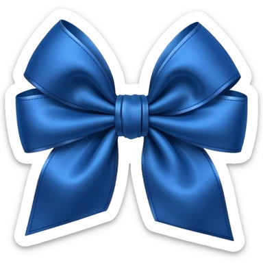 Laço azul escuro sticker